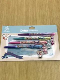 ダッフィーフレンズ　ボールペンセット35周年　ディズニーリゾート