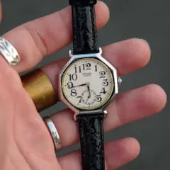 80s Vintage Seiko タンク アラビア文字盤 スモセコ