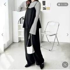 お値下げ　GeeRA ブラック サロペット キャミソール風