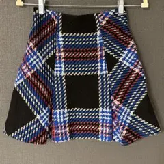 【美品】SNIDEL チェック柄ミニスカート