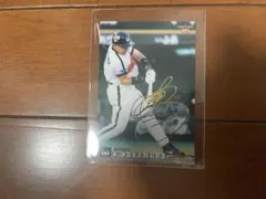 カルビープロ野球チップス　中村紀洋　プリントサインカード