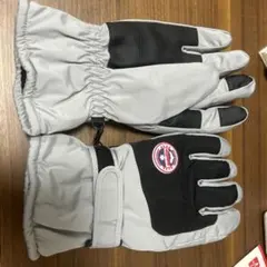 男性用防水グレーグローブ ウィンタースポーツ用