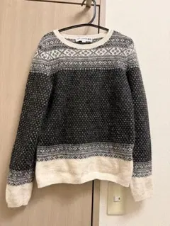 INES DE LA FRESSANGE ユニクロ　ノルディック柄セーター M