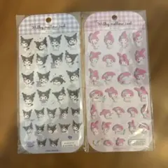 新品　サンリオ　ミルキーメロウシール　 マイメロディ　クロミ　2点セット