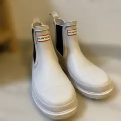 最終SALE】HUNTER レインブーツ ライトブルー UK5 EU38 - メルカリ