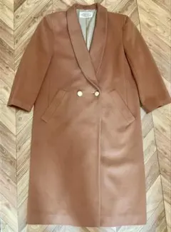 DOROTHEA カシミヤ65％ ショールカラーロングコート