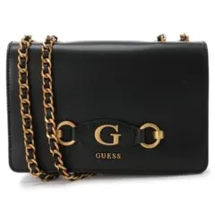 GUESS ブラック ショルダーバッグ Gロゴのサムネイル
