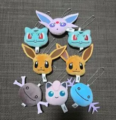 ポケモン フェイスぬいぐるみマスコット 8個セット