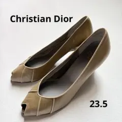 Christian Dior オープントゥ パンプス ベージュのサムネイル