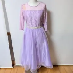 パープル　紫　ラベンダー ドレス　キャサリンコテージ　160 発表会