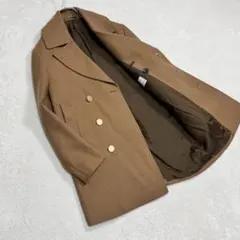 『エディフィス』イタリアMILIOR カシミア混メルトンピーコート キャメル