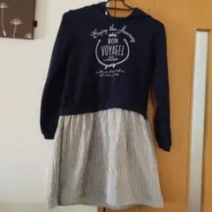 裏起毛 ワンピース