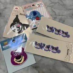 クレヨンしんちゃん等 キャラクターワッペン セット