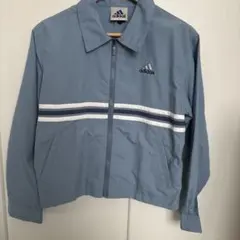 adidas ストライプ ジップアップジャケット