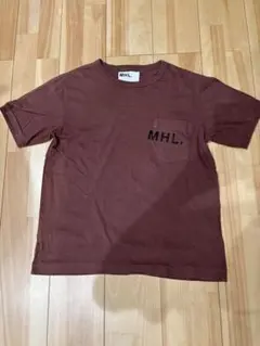 MHL. MARGARET HOWELL ポケットTシャツ ブラウン Mのサムネイル