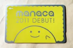 manacaデビュー記念デザイン 記念manaca（記念マナカ）| まるはち交通