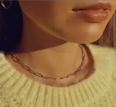 金属アレルギー ゴールドシルバー サージカルステンレス 鎖チェーン 【トレンド】