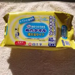 ぬれタオル 流せるタイプ 40枚入り