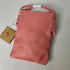 IL BISONTE レザーポシェット ピンクのサムネイル