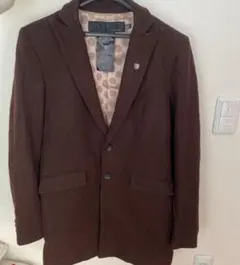 rövtski ブラウン テーラードジャケット サイズ2