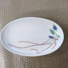 源右衛門 染錦古伊万里菊絵 楕円大皿 | Mercari