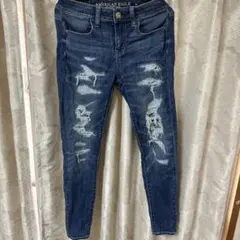 AMERICAN EAGLE ダメージデニムパンツ 4
