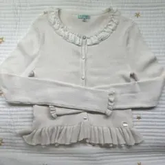 TOCCA キッズ カーディガン 140cm ホワイト