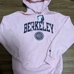 ★アメカジ★新品未使用　日本Mパーカー フード付き　Champion ピンク