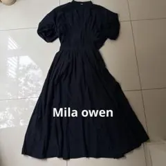 Mila Owen ネイビー 半袖 セットアップ