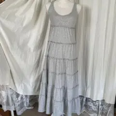 OTTOキャミワンピース ロング丈 グレー