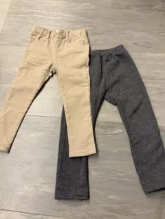 秋冬用パンツ2枚まとめ売り　100㎝