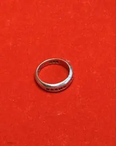 緊急オークション　シルバー刻印入りリング