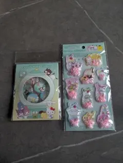 サンリオ キャラクターズ シェイカーステッカーズ カプセルフレークステッカーズ