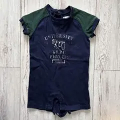 Ralph Lauren ネイビー 半袖ロンパース　6m 70cm