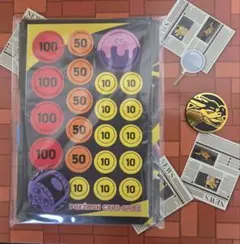 ポケモンカードメガゲンガーex リザードン コイン ダメカン プレイマット