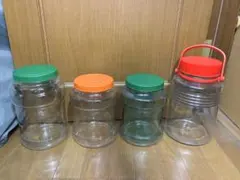 果実酒瓶 4点セット 保存容器 ガラス瓶のサムネイル