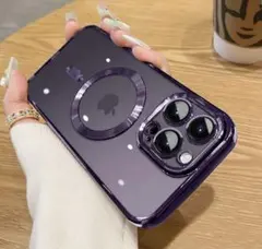 iPhone 15 pro ケース Magsafe対応 カメラレンズプロテクター