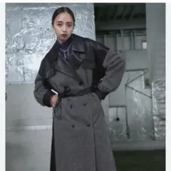 HARE ウーリーテックイソザイキリカエコート グレー