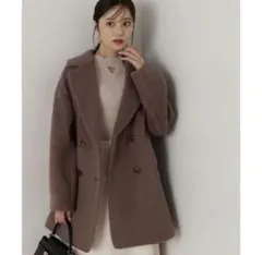 プロポーションボディドレッシング✴︎ミドル丈シャギーコート