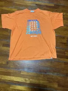 YONEX バトミントンインターハイ2005 Tシャツ オレンジ