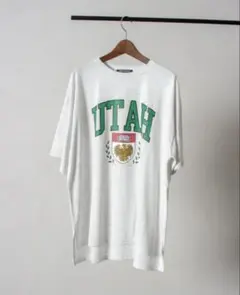 UTAHカレッジTシャツ　オートミールのサムネイル