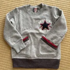 VICTORY OF ALPHA グレー トレーナー 100