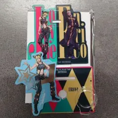 マツキヨ×ジョジョ　コラボ　歯ブラシスタンド&ステッカーセット