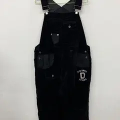 drug store's コーデュロイ　オーバーオール　黒　◎10