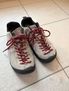 USED KEEN JASPER ベージュ/レッド靴紐26cm