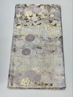 豪華　花柄刺繍 袋帯