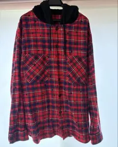 ユニフォームエクスペリメント　フランネルチェックシャツLサイズ