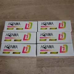 HONMA D1 ゴルフボール イエロー 6箱セットのサムネイル