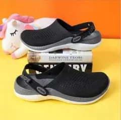 新品 LiteRide by crocs ブラック サンダル 男女兼用