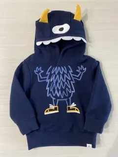 GAP モンスター フード付きトレーナー ネイビー